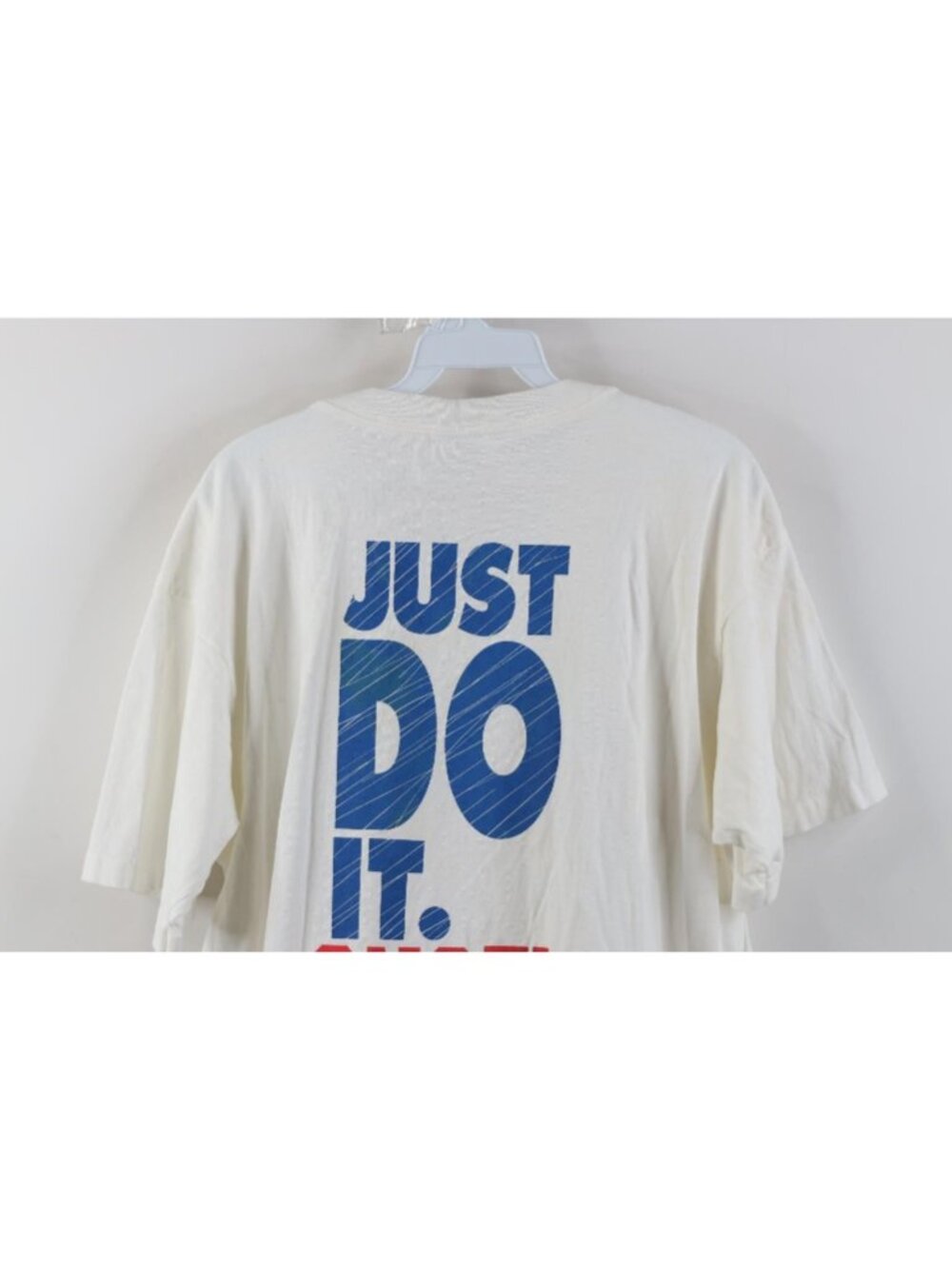 Vtg 90s Mens XL Spell Out Once Daily Nasal Inhaler Just Do It Once T-Shirt USA - Picture 11 of 12